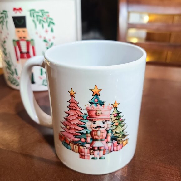 Nutcracker Christmas Mug Ceramic Coffee Cup Best Holiday Gift Stocking Stuffer - Picture 2 of 8